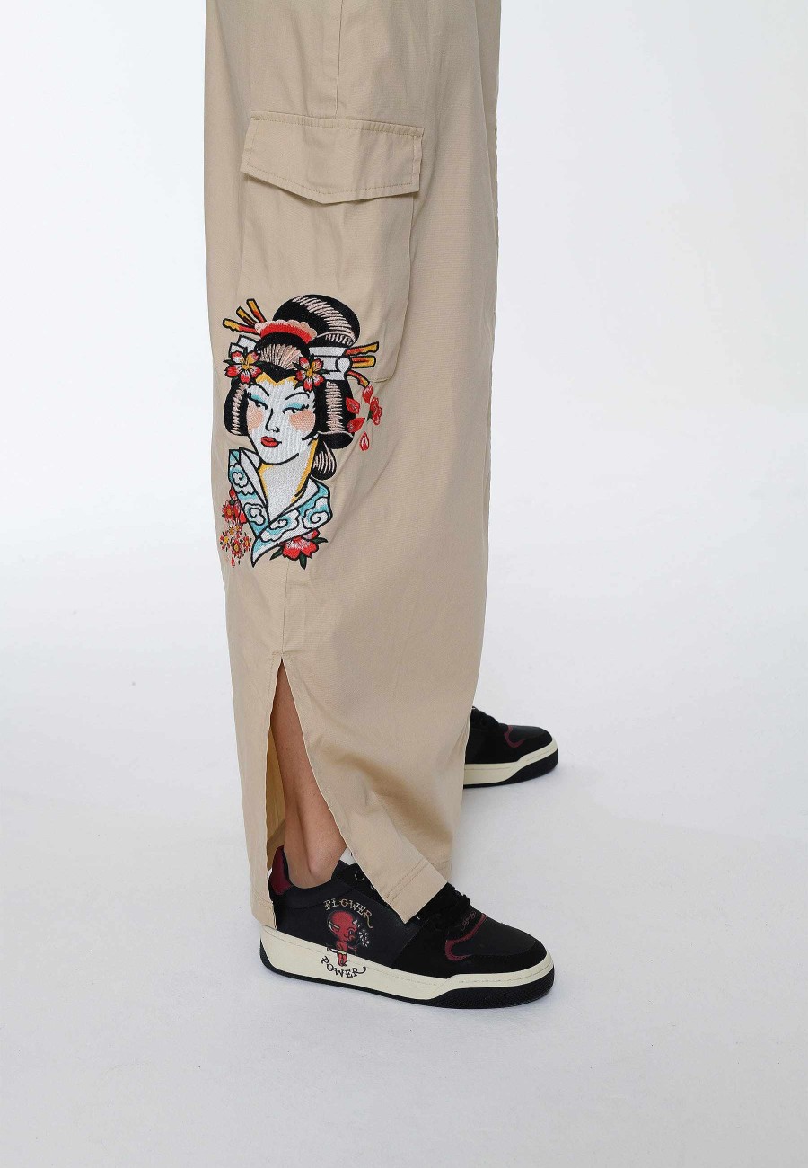 Ed Hardy Womens Geisha Cargo Skirt