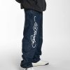 Ed Hardy Mens Panther-Crouch-Leap Tattoo Graphic Relaxed Denim Trousers Jeans