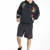 Ed Hardy Mens Tiger-Tatt-Patch Graphic Hoodie