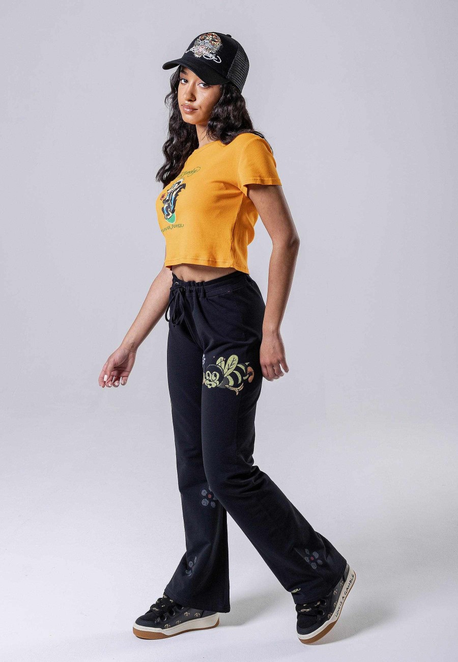 Ed Hardy Womens Skunk-Power Baby T-Shirt