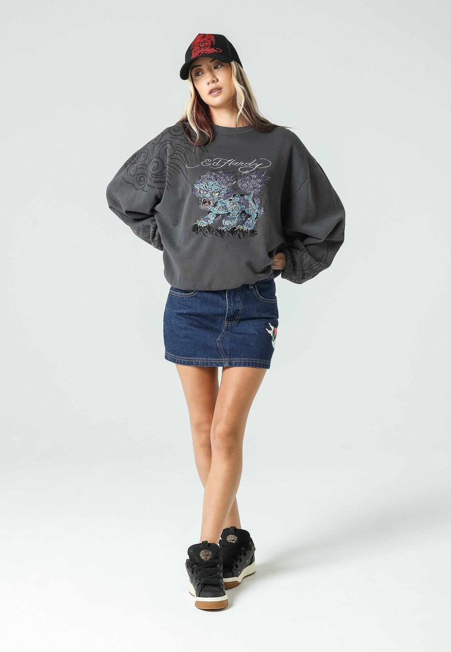 Ed Hardy Womens Love-Ed Mini Skirt