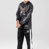 Ed Hardy Mens Eagle-Japan Long Sleeve T-Shirt
