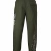 Ed Hardy Mens Side-Snake-Skull Woven Tech Trouser