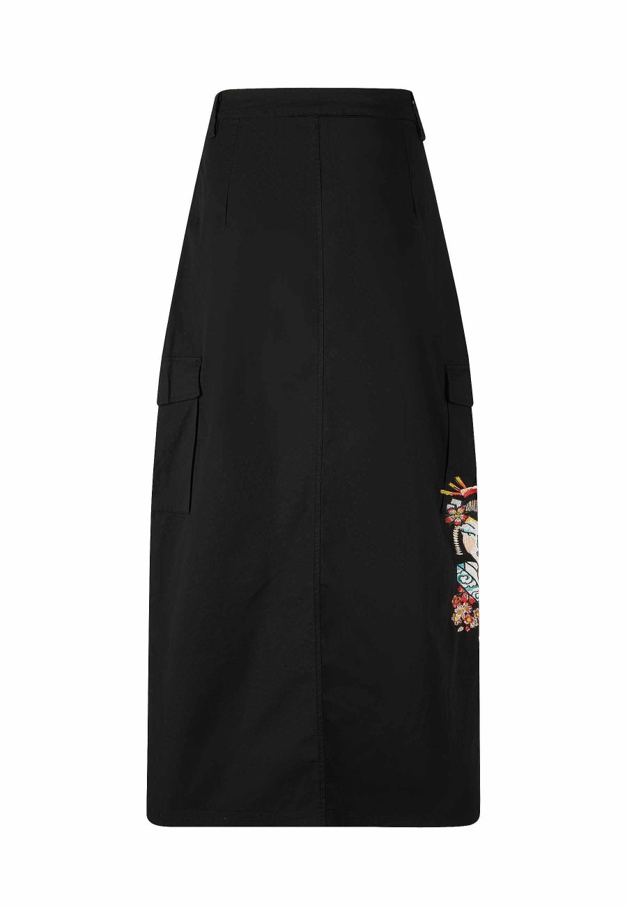 Ed Hardy Womens Geisha Cargo Skirt