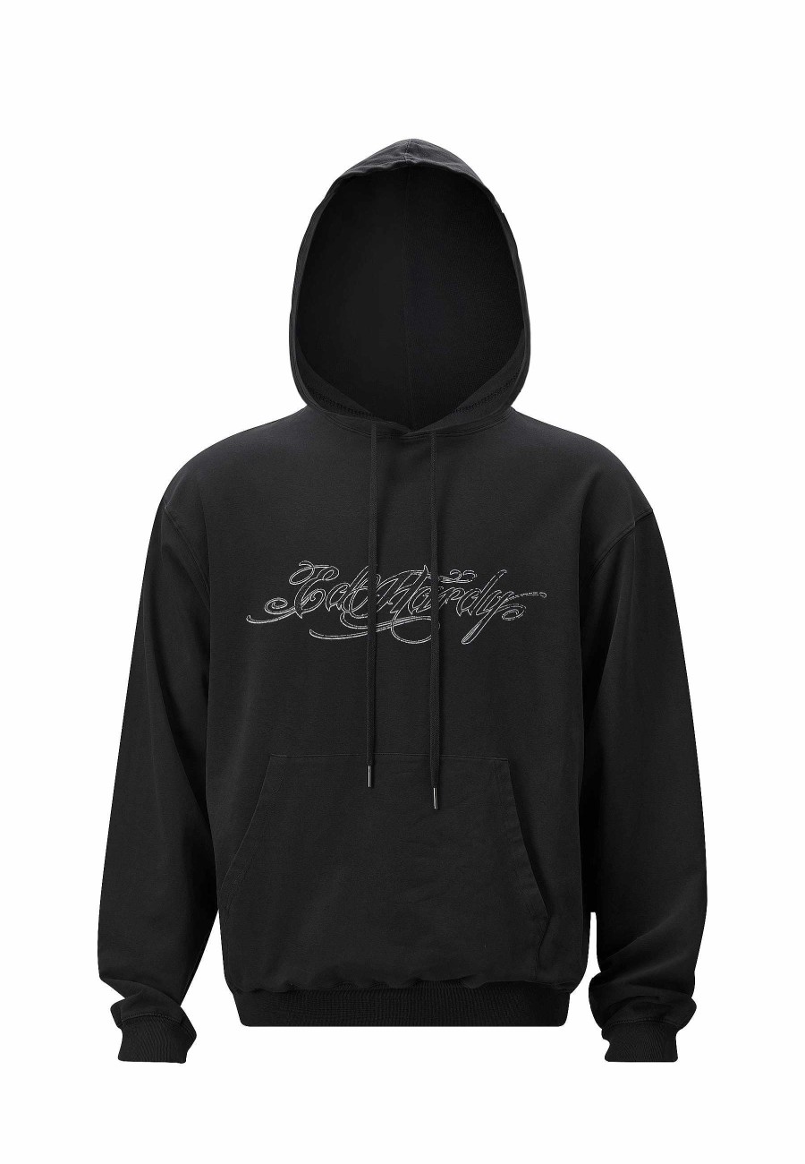 Ed Hardy Mens Panther-Light Hoodie Jumper