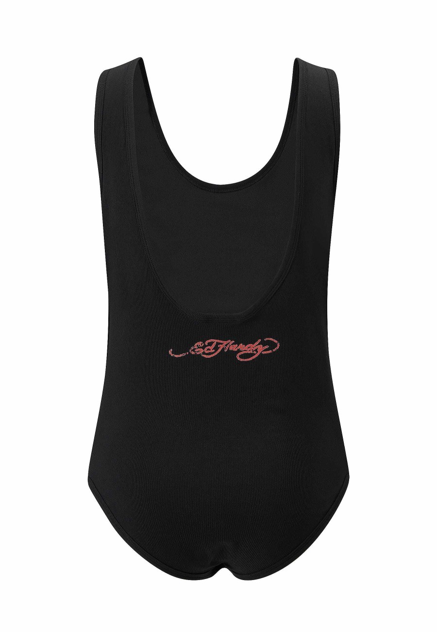 Ed Hardy Womens La-Tiger-Roar Bodysuit