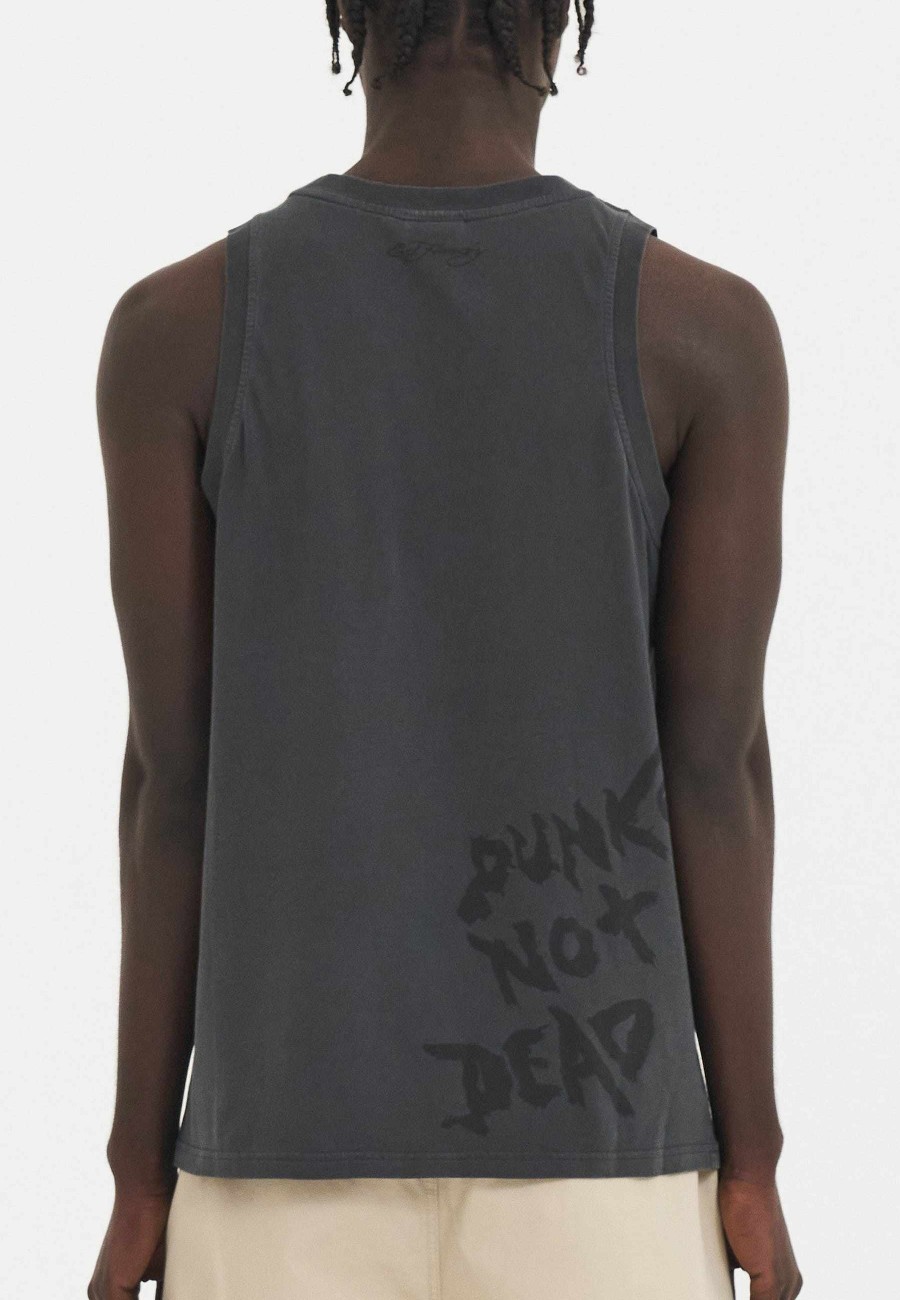 Ed Hardy Mens Punks Not Dead Tank Top Vest
