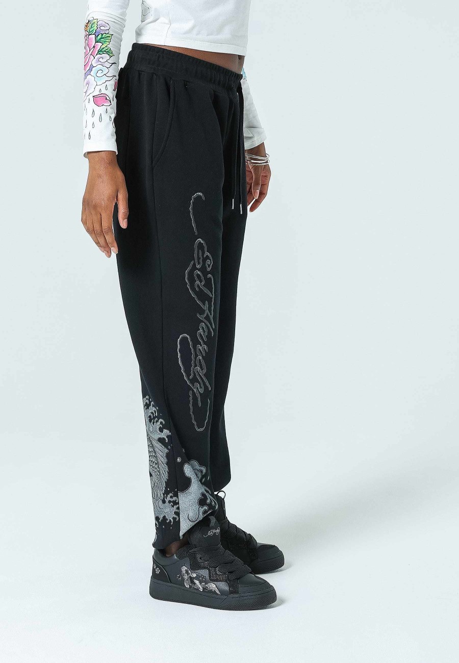 Ed Hardy Womens Koi-Fishing Sweat Jogger