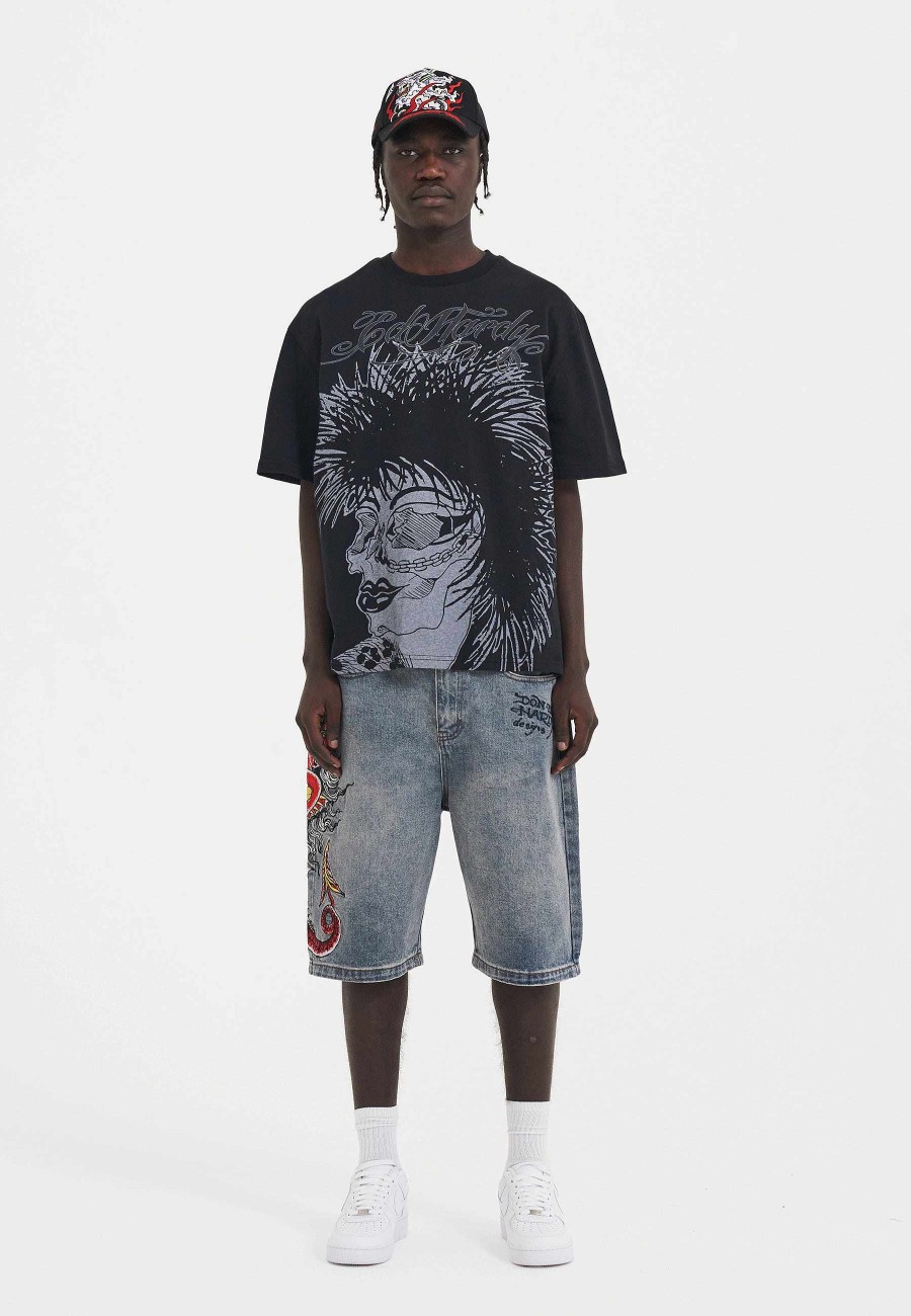 Ed Hardy Mens Pretty In Punk Relaxed Tshirt
