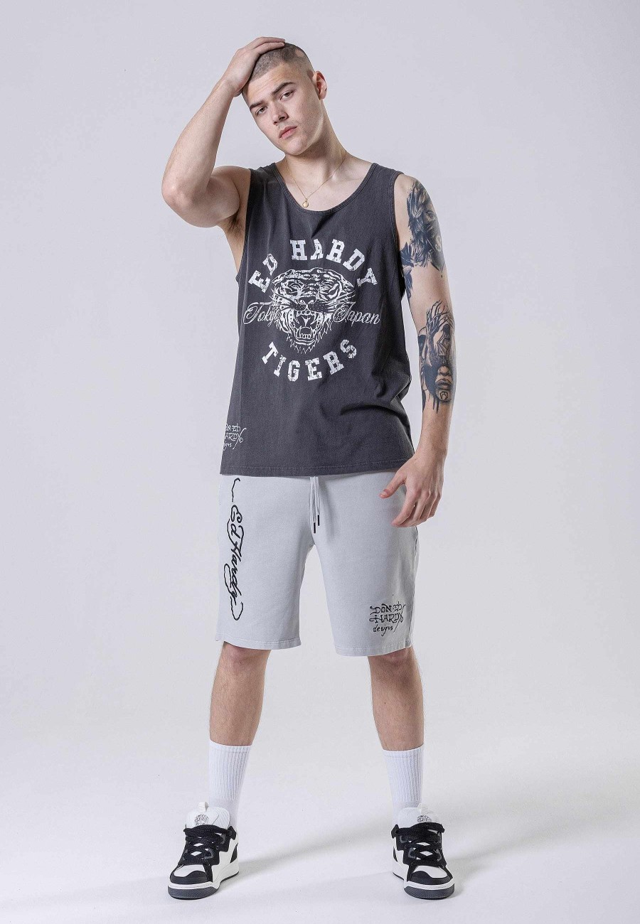 Ed Hardy Mens Tiger-Coach Vest