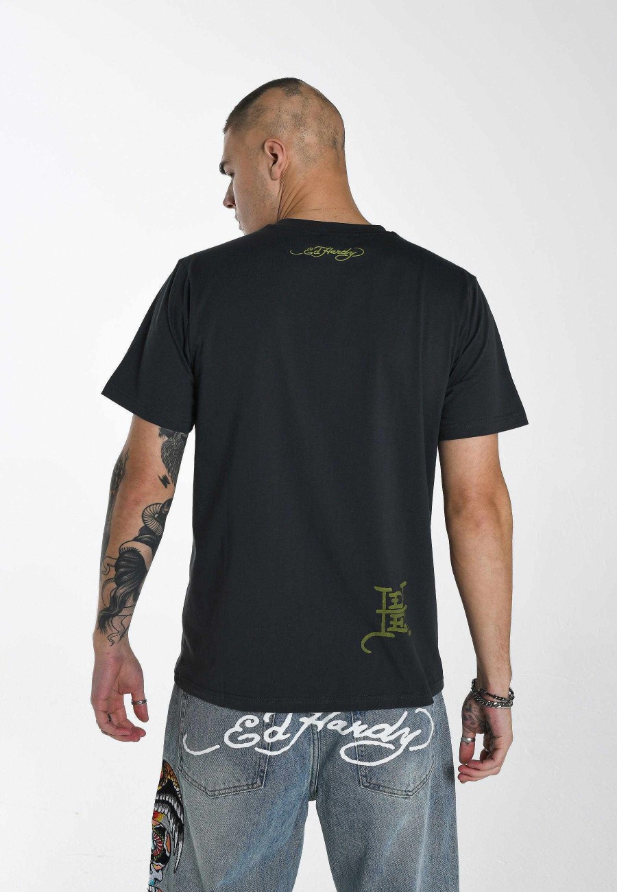 Ed Hardy Mens Hollywood-Snake T-Shirt