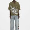 Ed Hardy Mens Flying Dragon Carpenter Denim Trousers Jeans