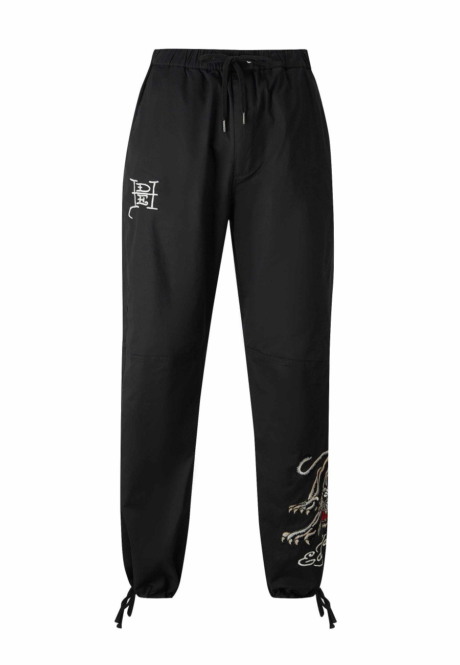 Ed Hardy Mens Panther Woven Tech Trouser