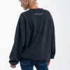 Ed Hardy Womens Love Kills Sowly Graphic Relaxed Crew Neck Sweatshirt
