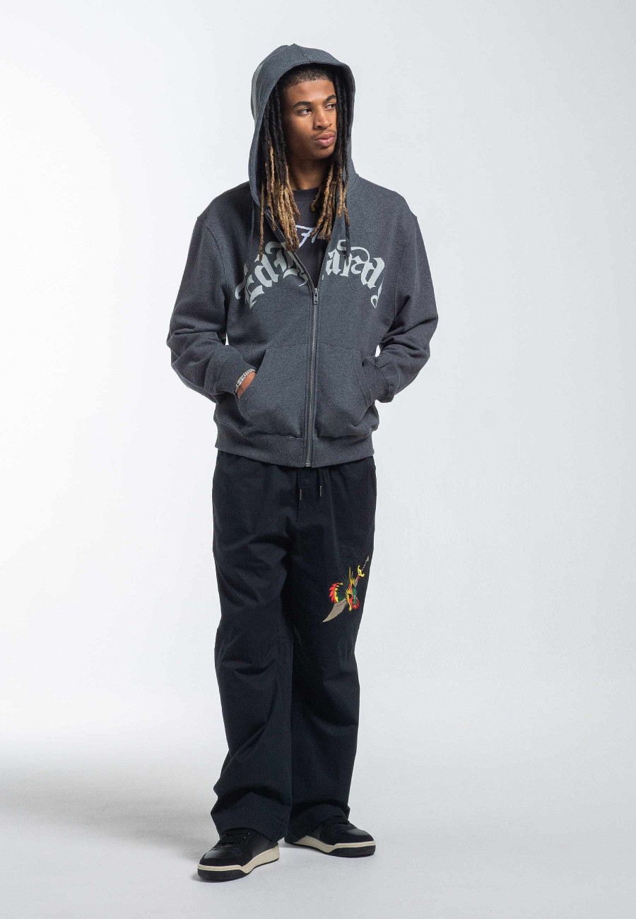 Ed Hardy Mens Sword-Drag Woven Tech Trouser