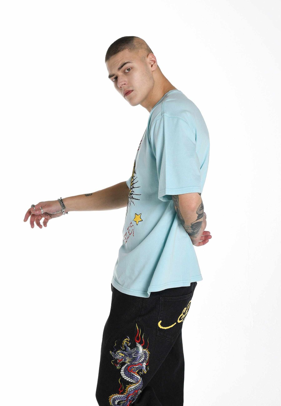 Ed Hardy Mens La-Tiger-Vintage T-Shirt