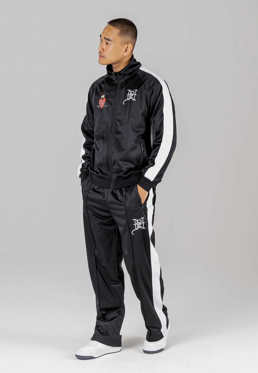 Ed Hardy Mens New-York-Skull Tricot Track Top