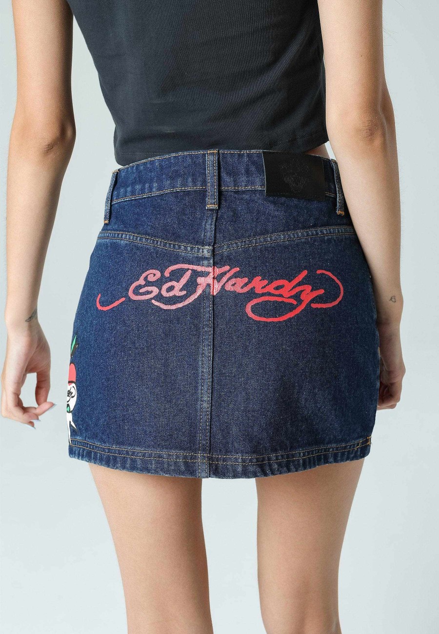 Ed Hardy Womens Love-Ed Mini Skirt