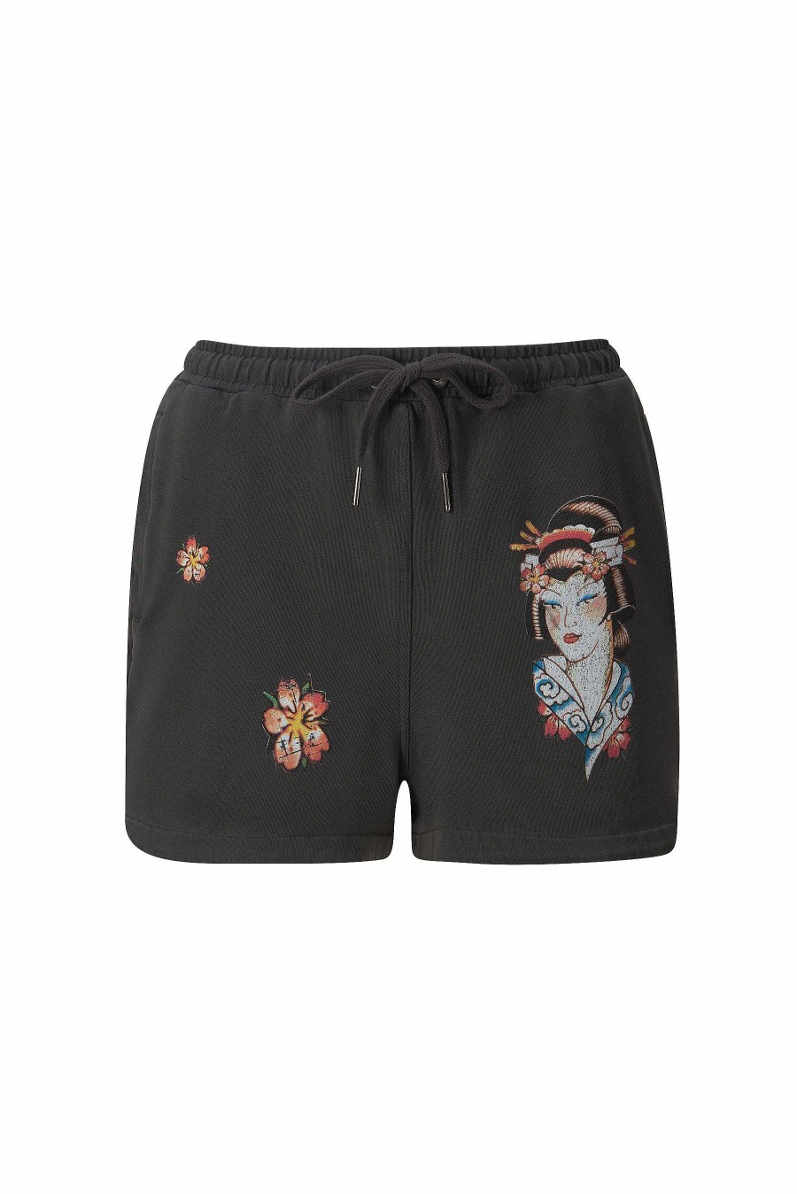 Ed Hardy Geisha-Blossom Runner Short