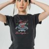 Ed Hardy Womens Love-Kills Slowly Tight Baby T-Shirt