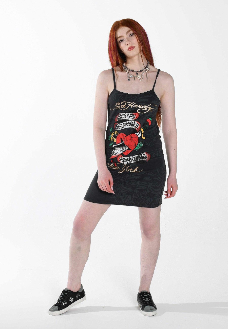 Ed Hardy Womens Life-Before Mini Dress