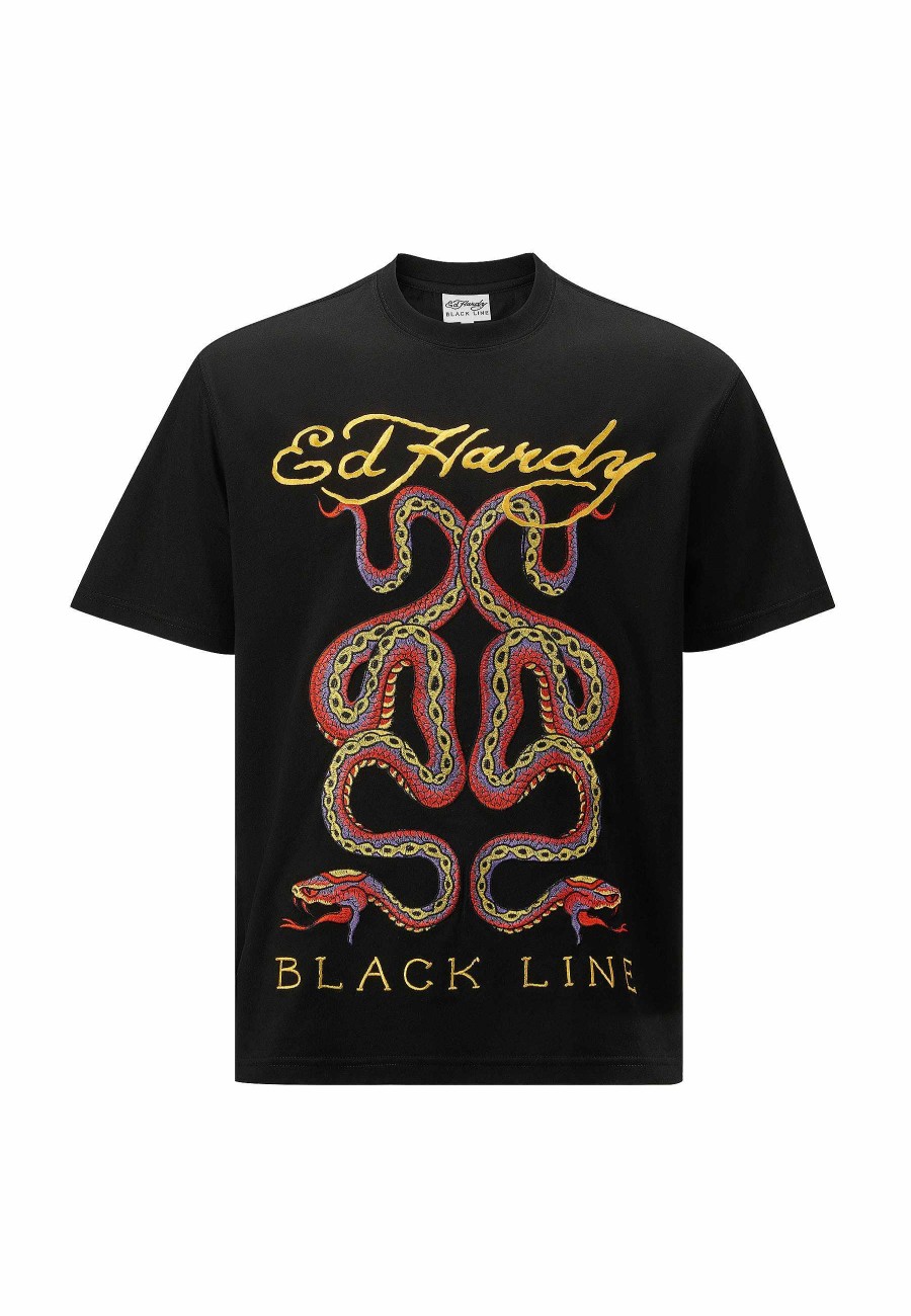 Ed Hardy Mens Vintage Line-Snake Tshirt