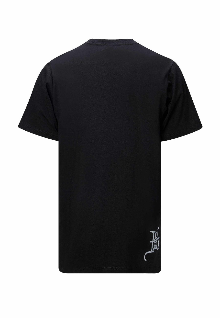 Ed Hardy Mens Skull-Blade Tonal T-Shirt