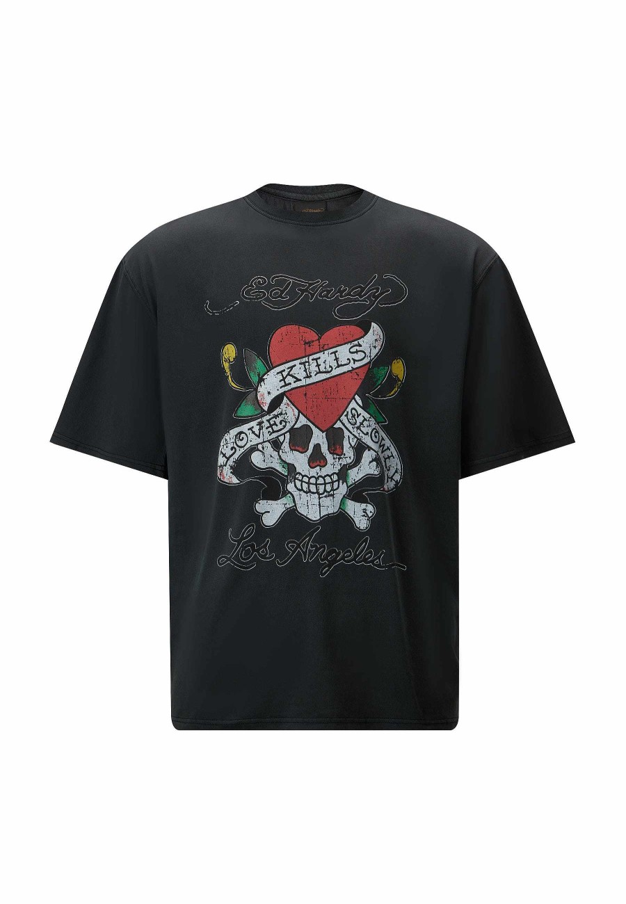 Ed Hardy Mens Love-Kills-Slowly T-Shirt