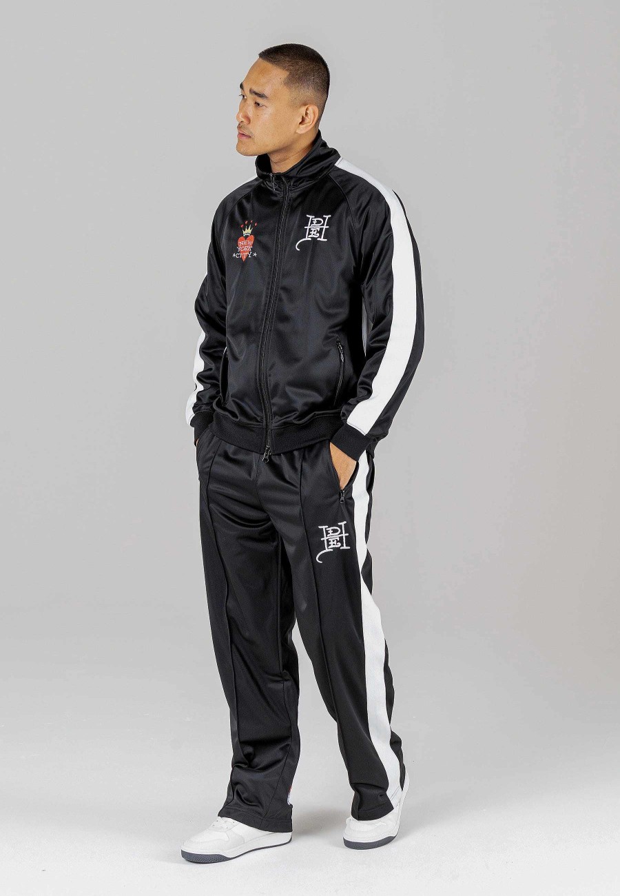 Ed Hardy Mens New-York-Skull Tricot Track Top