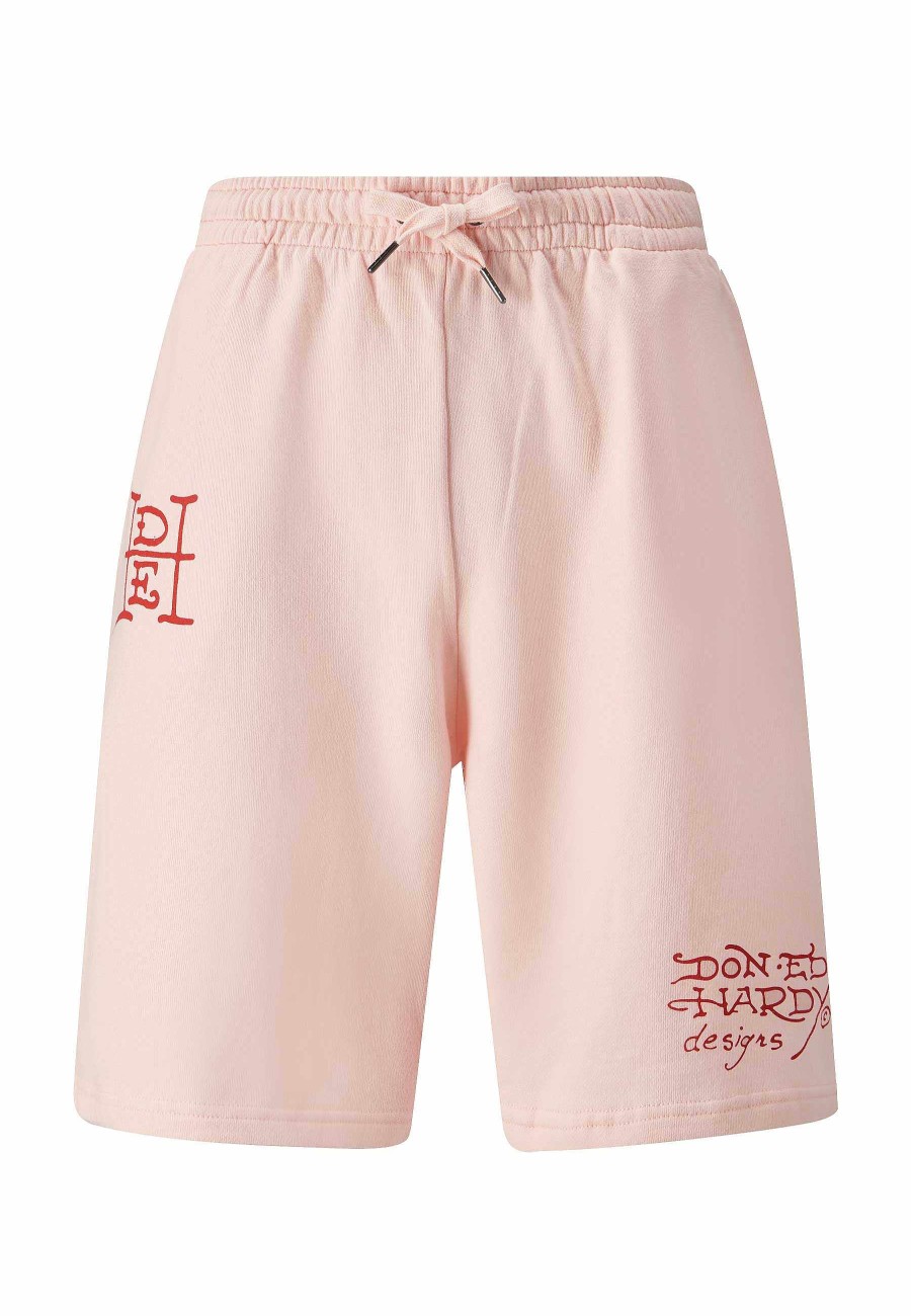 Ed Hardy Mens True Till Death Sweat Shorts