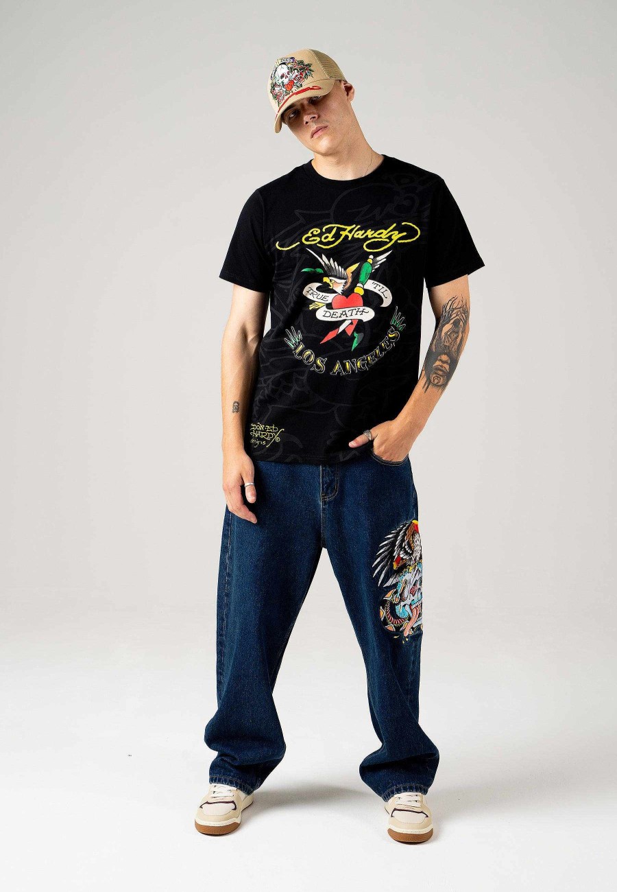 Ed Hardy Mens True-Till-La T-Shirt