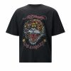 Ed Hardy Mens La-Tiger-Vintage T-Shirt