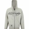 Ed Hardy Mens Love Kills Slowly Zip Through Hoodie