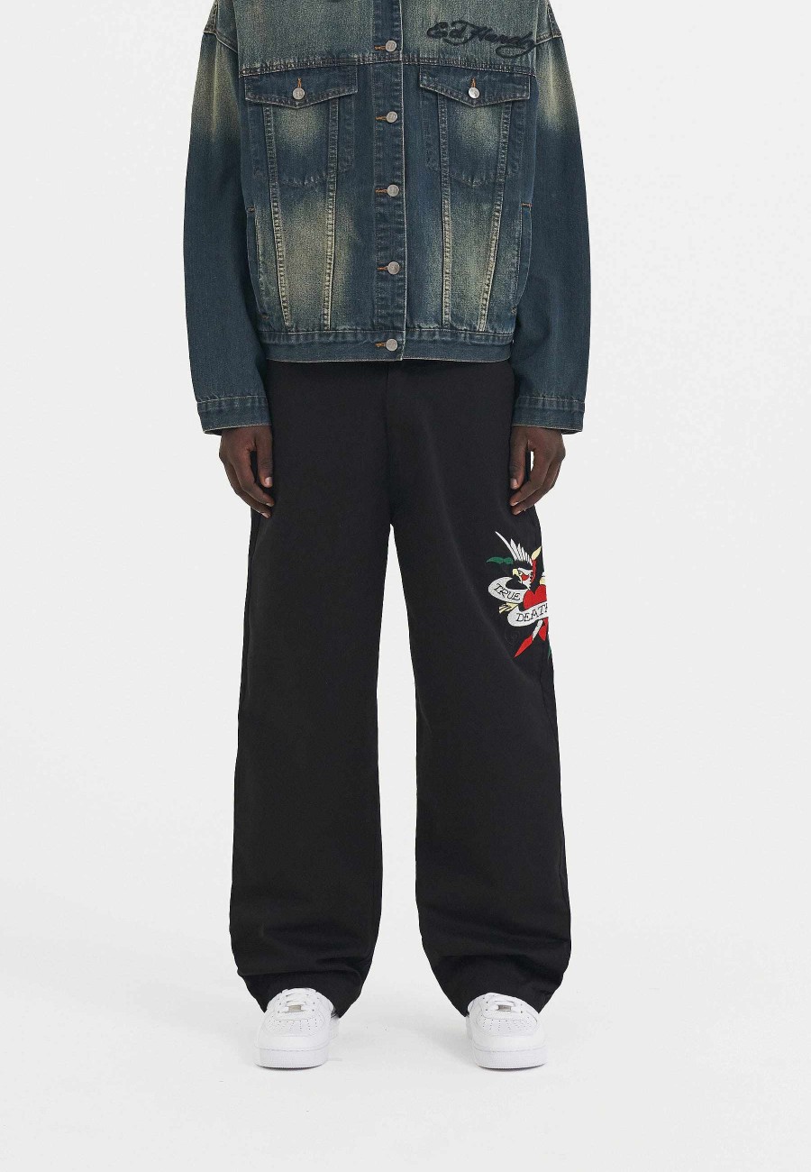 Ed Hardy Mens True Till Death Baggy Skater Chinos