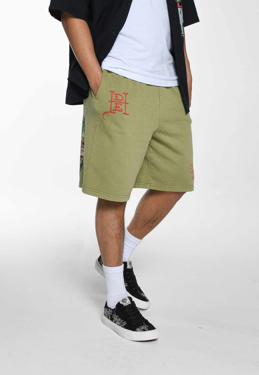 Ed Hardy Mens True Till Death Sweat Shorts