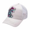 Ed Hardy Uni Blushing-Koi Twill Front Mesh Trucker