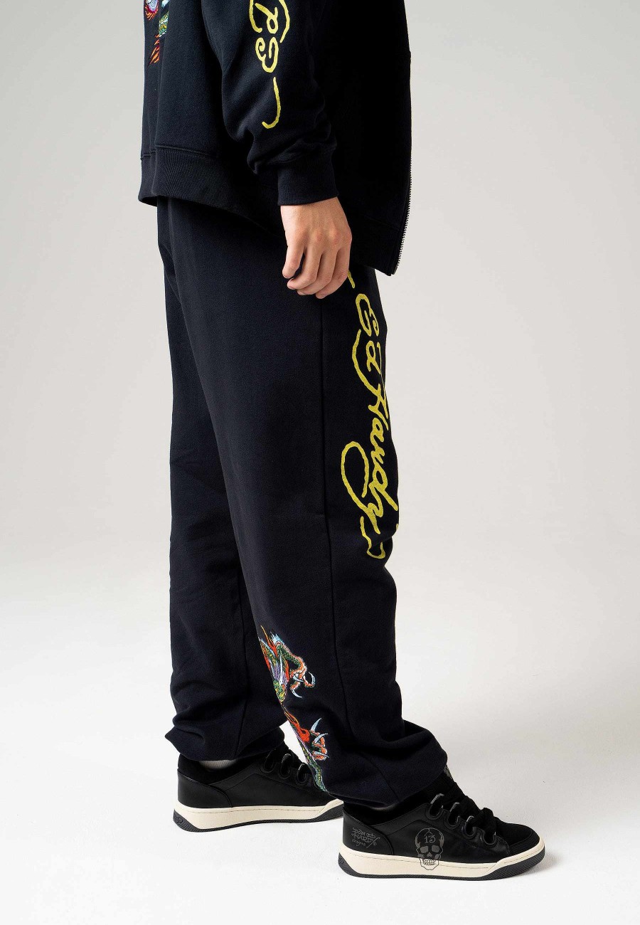 Ed Hardy Mens Back-Dragon Sweat Jogger