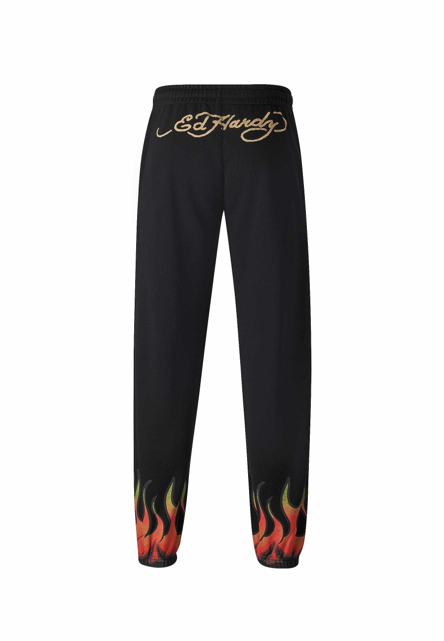 Ed Hardy Mens Lightning-Fire Sweat Jogger