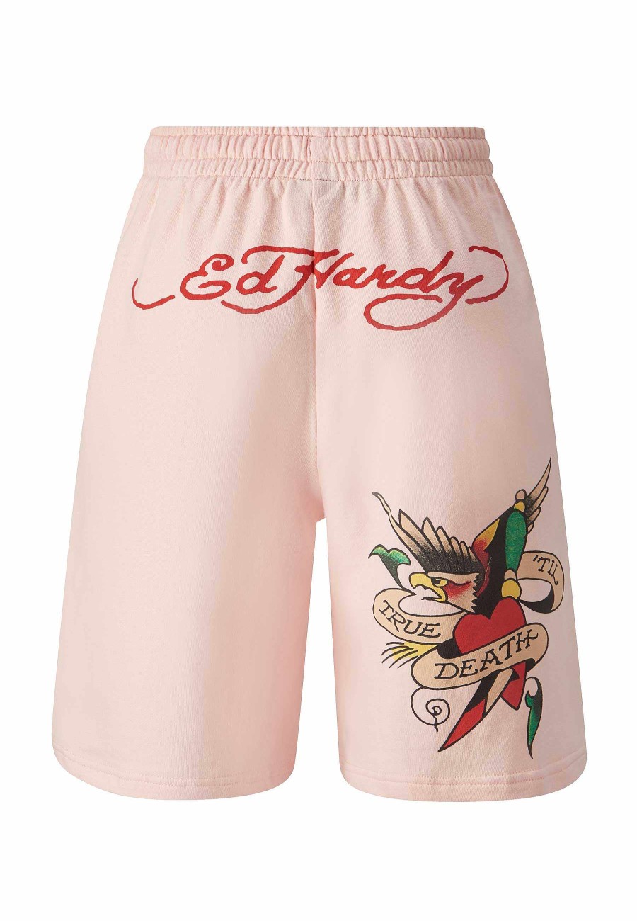Ed Hardy Mens True Till Death Sweat Shorts