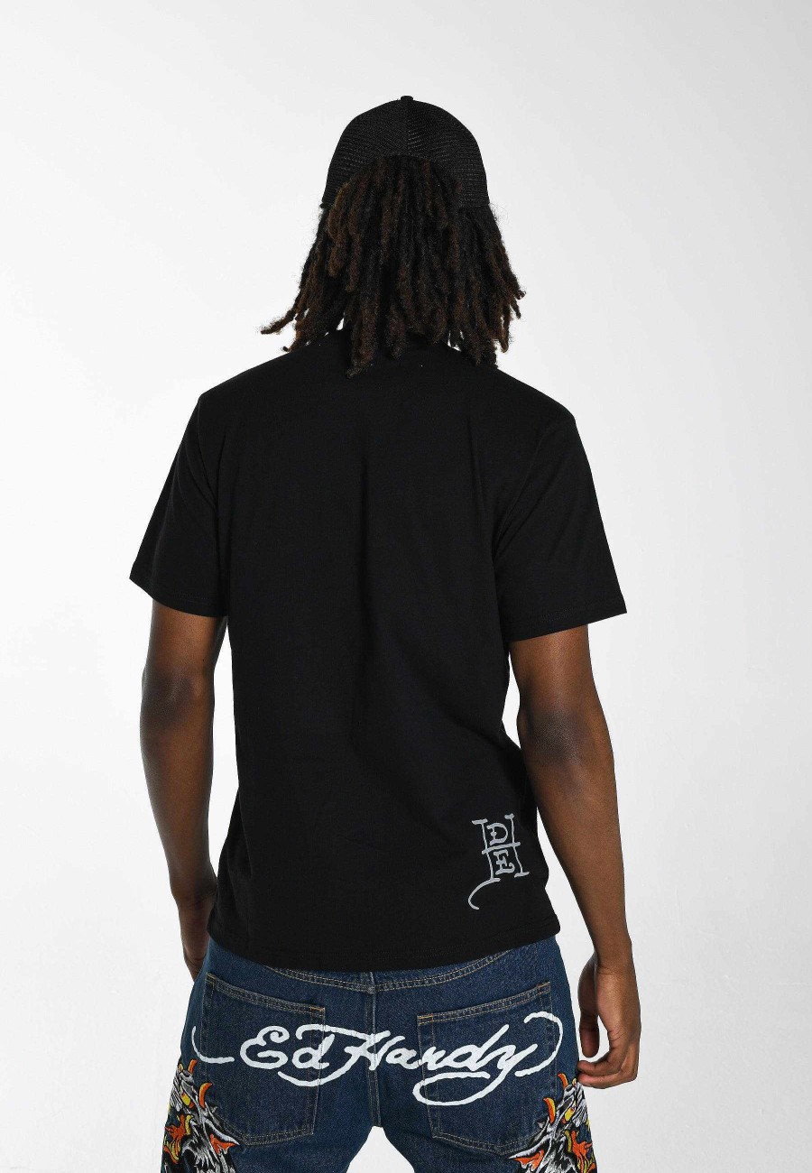 Ed Hardy Mens Double-Panther T-Shirt
