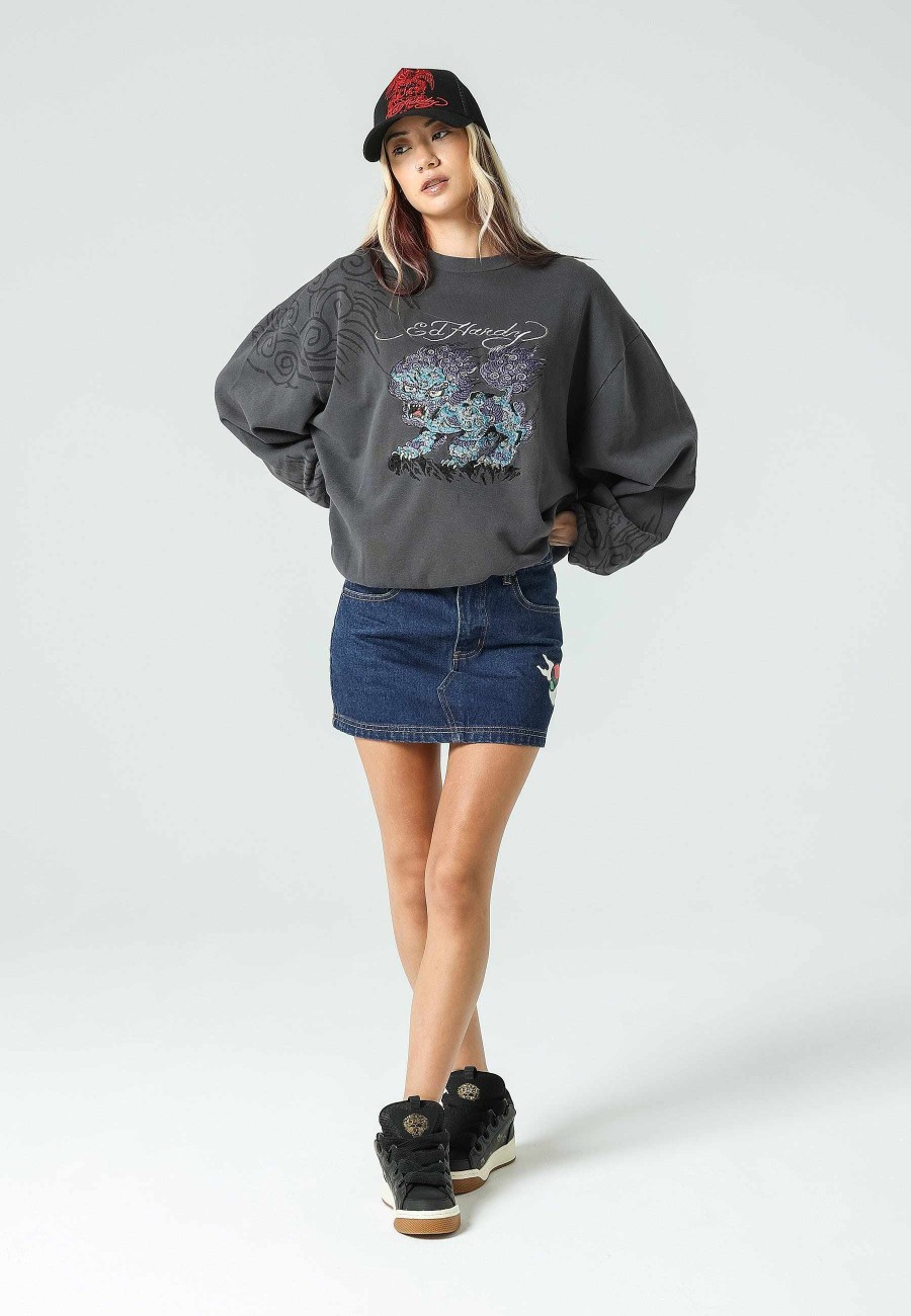 Ed Hardy Womens Love-Ed Mini Skirt