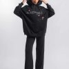 Ed Hardy Womens Geisha World Relaxed Joggers - Black