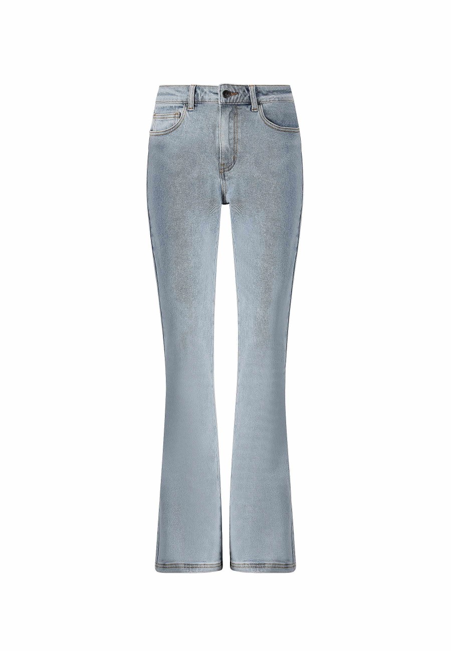 Ed Hardy Womens New York City Bootleg Fit Denim Trousers Jeans
