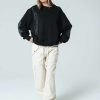 Ed Hardy Womens Tiger-Free Graphic Relaxed Crew Neck Sweatshirt