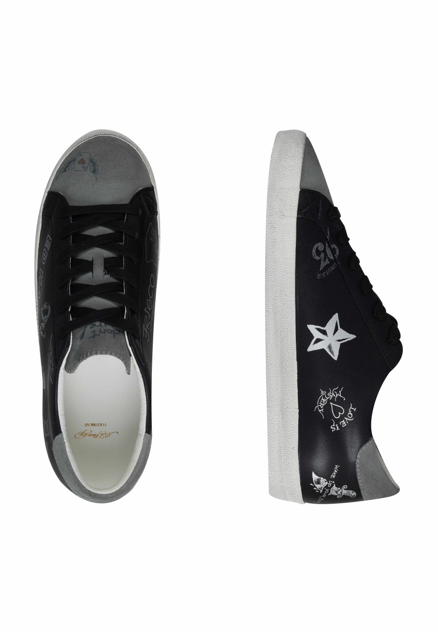 Ed Hardy Mens Scuff - Ed Doodle Low