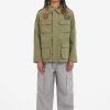 Ed Hardy Mens Eagle Crystal Rock Field Jacket