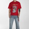 Ed Hardy Mens Flamer-Snake Baggy Jeans