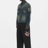 Ed Hardy Mens Abstract United Dreams Oversized Denim Jacket