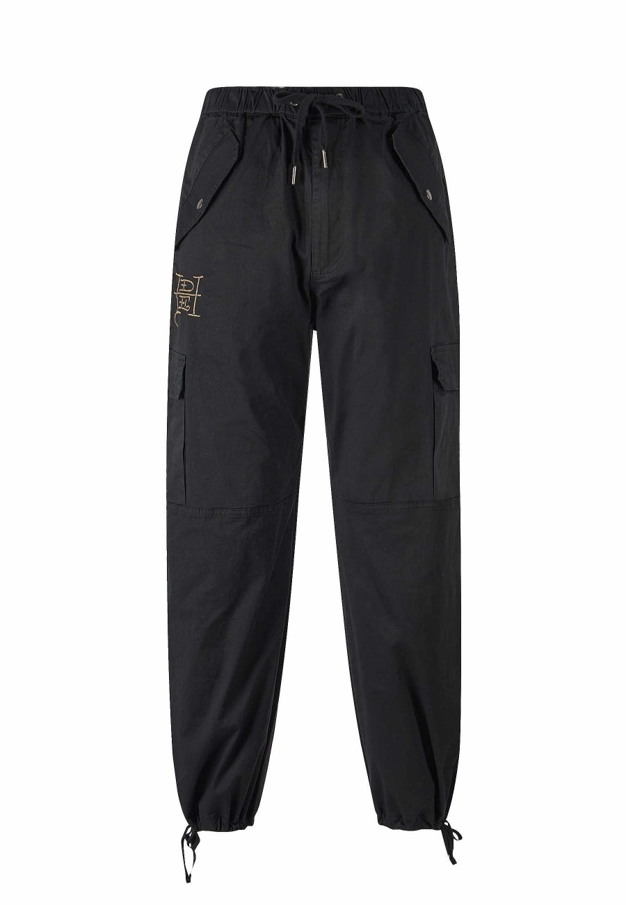 Ed Hardy Mens D-B-D Tonal Woven Cargo Trousers