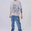 Ed Hardy Mens Panther-Light Vintage T-Shirt